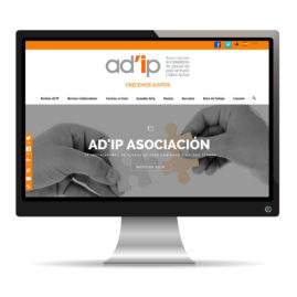Diseño web para Ad'ip Asociación