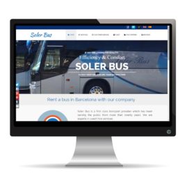 Diseño web para Soler Bus, Barcelona