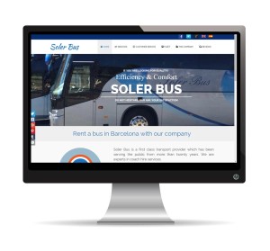 Diseño web para Soler Bus, Barcelona